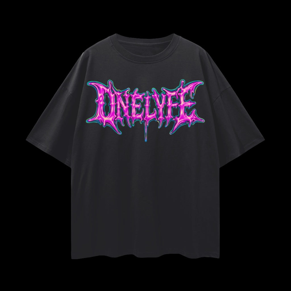 Acid Chrome Tee (Pink)