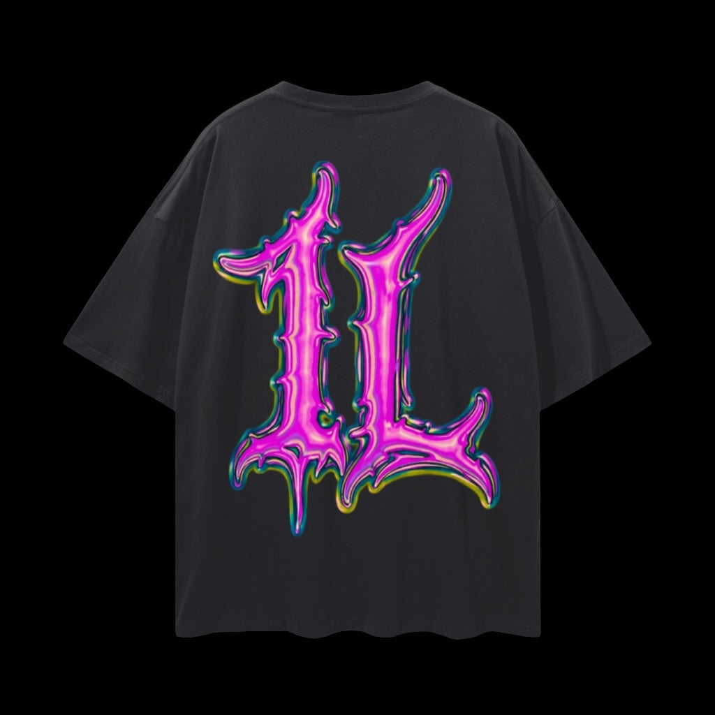 Acid Chrome Tee (Pink)