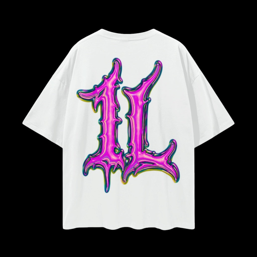 Acid Chrome Tee (Pink)
