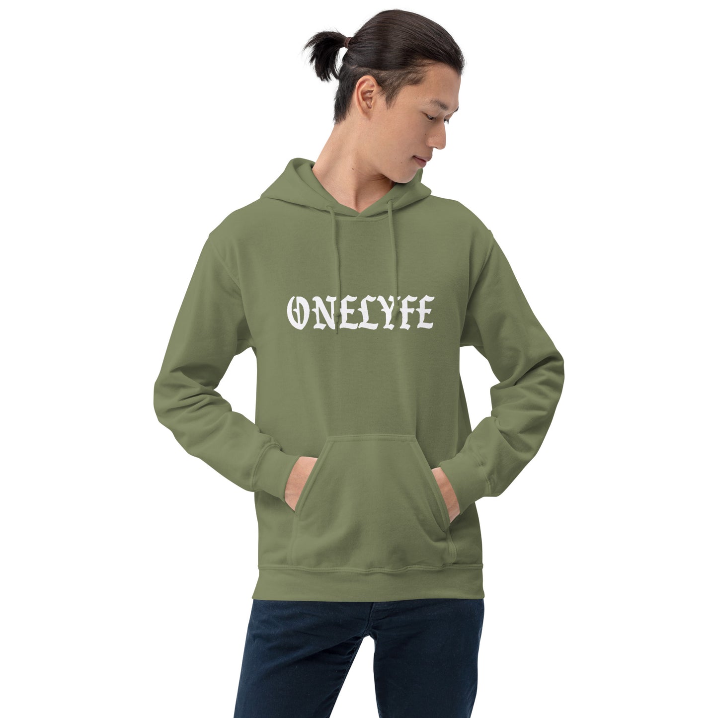 Old English Hoodie (Military Green)