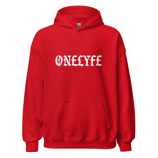 Old English Hoodie (Red)